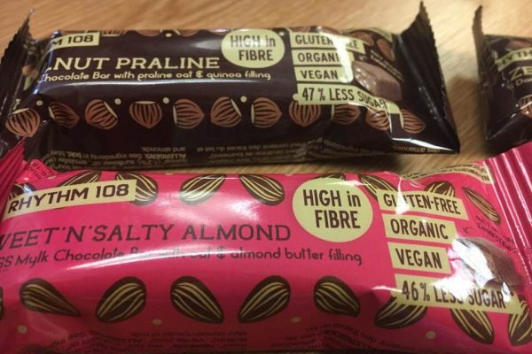 Rhythm108 unveils gluten-free and vegan praline bars