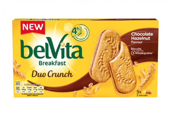 BelVita debuts chocolate hazelnut biscuits