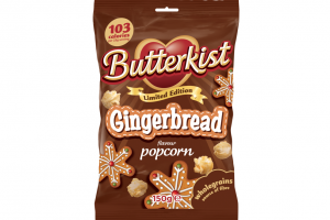 Butterkist relaunches gingerbread popcorn