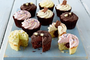 Cupcakes with indulgent fillings