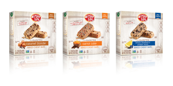 Enjoy Life Foods introduces three new Baked Chewy Bars