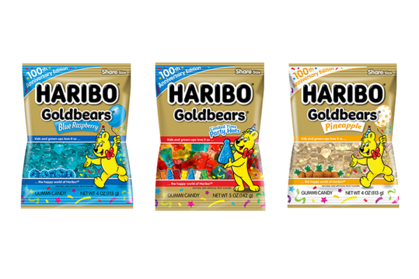 Haribo celebrates 100th Birthday of Goldbears Gummies with limited edition offering