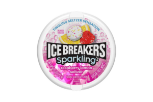 New Ice Breakers Raspberry Lemon Seltzer Sparkling Mints deliver unique fizz sensation