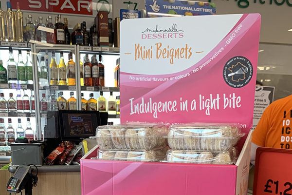 Mademoiselle Desserts launches French Mini Beignets at Spar in Scotland