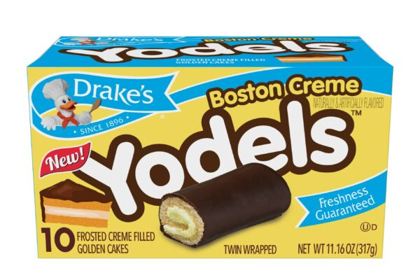 Drake's introduces Boston Creme Yodels