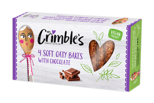 Mrs Crimble's innovates with new vegan-friendly Oaty Bakes with Chocolate