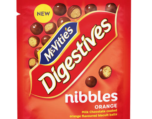 McVitie’s adds orange flavour to Digestives Nibbles