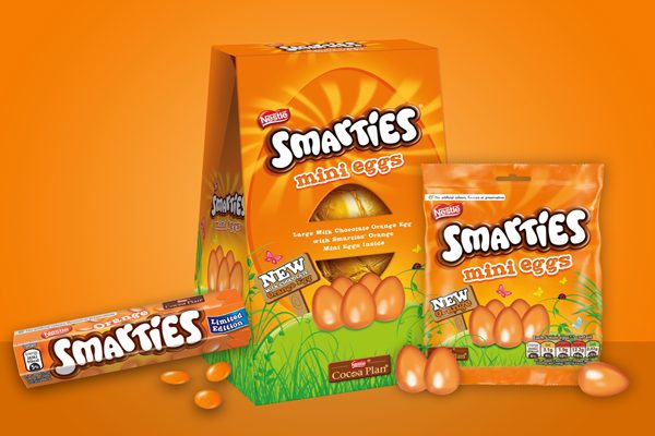 Nestlé announces limited-edition Orange Smarties products