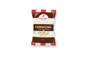 Cappuccino flavour popcorn