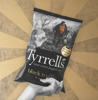 Tyrrells launches new Black Truffle & Sea Salt Crisps