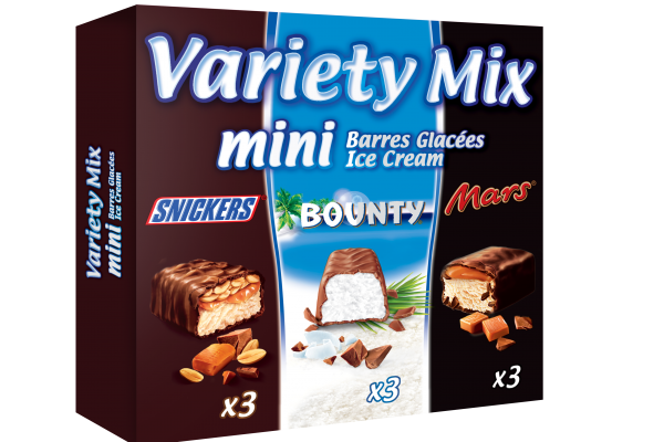 Ice cream minis variety mix