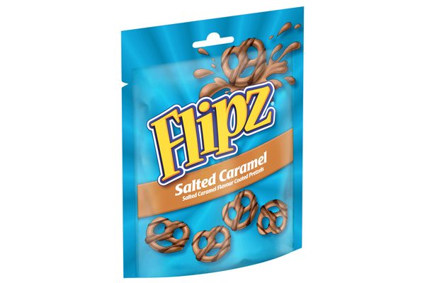 Flipz launches salted caramel variant