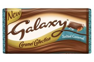 Galaxy salted caramel bars