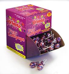 Vimto lollipops are top drawer
