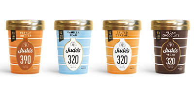 Jude’s new lower calorie and vegan flavours hit shelves