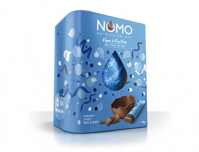 NOMO launches vegan and free-from Easter eggs