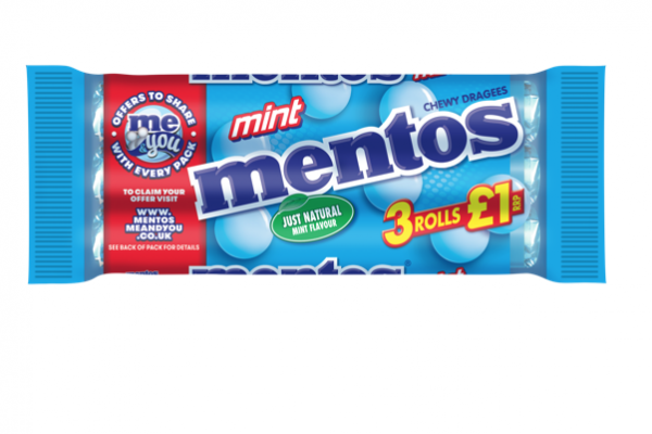 Mentos reveals new on pack promotion
