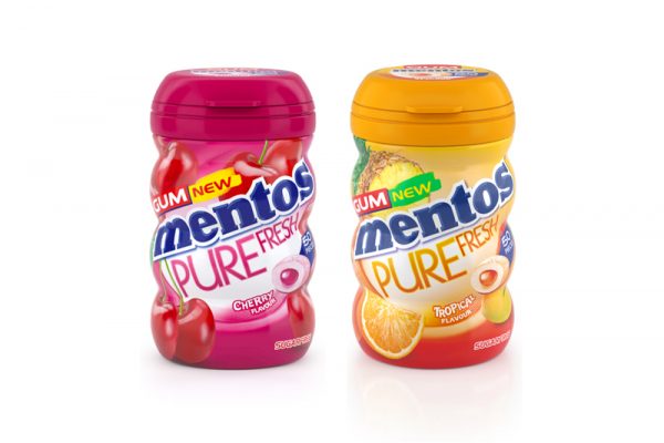 Mentos Pure Fresh Gum gets fruity refresh