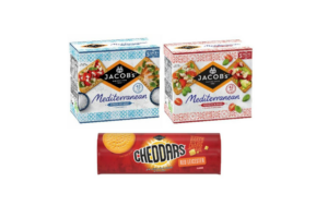 pladis cracks out a trio of savoury biscuit innovation for Jacob's