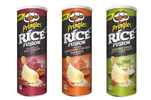 Pringles launches Rice Fusion crisps