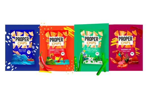 New lentil-based chips from Proper