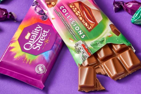 Quality Street announces new Collisions Hazelnut and Caramel chocolate sharing bar