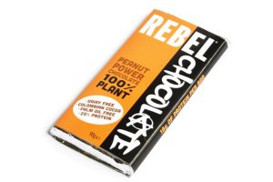Rebel Chocolate introduces plant-based bar