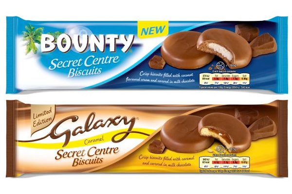 Mars introduces Secret Centre biscuits